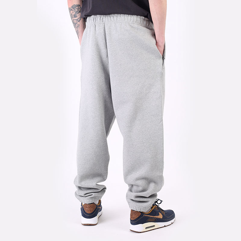 мужские серые брюки Nike NRG Solo Swoosh Fleece Pant CW5460-063 - цена, описание, фото 5